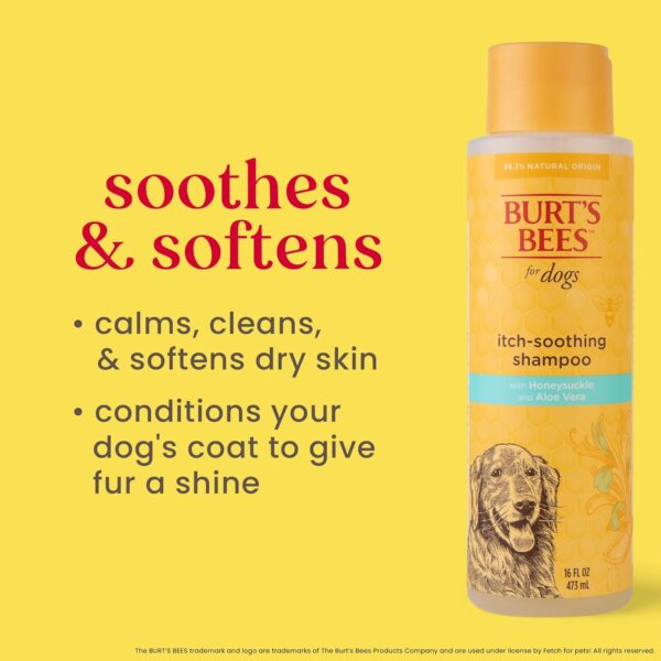 Burts Bees Itch Soothing Shampoo with Honeysuckle, 473ml, white - Image 6