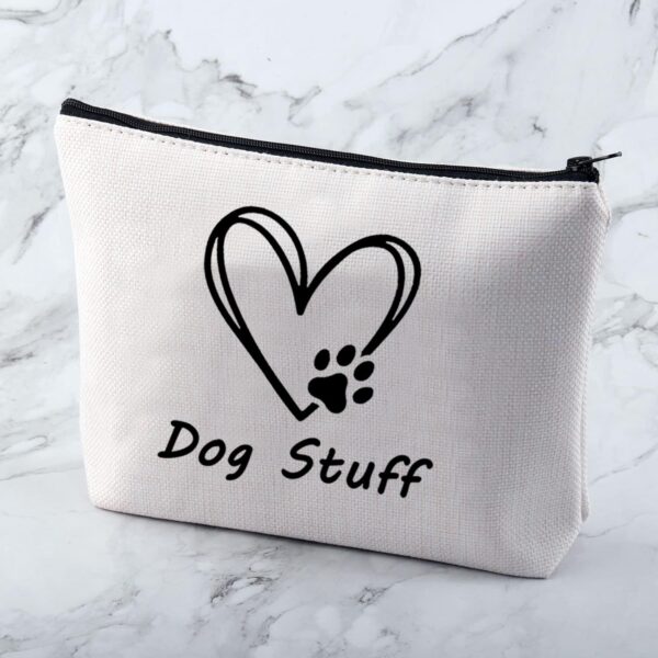 MNIGIU Dog Things Bag Dog Stuff Bag New Puppy Gift Pet Lover Gift Dog Mom Gift Dog Lover Gift Doggie Travel Bag, Dog Stuff - Image 4