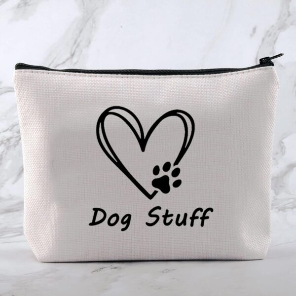 MNIGIU Dog Things Bag Dog Stuff Bag New Puppy Gift Pet Lover Gift Dog Mom Gift Dog Lover Gift Doggie Travel Bag, Dog Stuff - Image 3