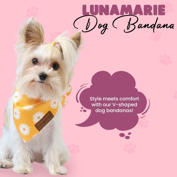 LunaMarie - Luxury Pet Spa Gift Set | Boujee Essentials Massage Brush, Shampoo, Paw Balm, Wine Toy, Hemp Oil, Premium Bandana, Bath Bombs, Thoughtful Gift for Pet Owners, Dog Gift Box (Large Breed) - Image 7