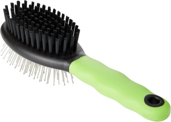 Ferplast Combination brush for cats GRO 5798, Delicate rounded tips, Soft bristles, Ideal for short, medium and long-haired animals, 19,5 x 5,5 x h 5,5 cm - Image 3