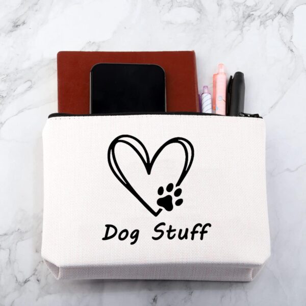 MNIGIU Dog Things Bag Dog Stuff Bag New Puppy Gift Pet Lover Gift Dog Mom Gift Dog Lover Gift Doggie Travel Bag, Dog Stuff - Image 6