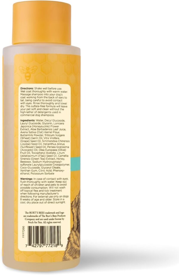 Burts Bees Itch Soothing Shampoo with Honeysuckle, 473ml, white - Image 3