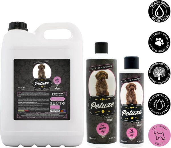 Petuxe Vegan Shampoo for Water Dogs. Vegan Dog Shampoo. Water Dog Texturizer. Pet Shampoo. Cleansing, moisturizing and vitalizing (500 ml) - Image 2