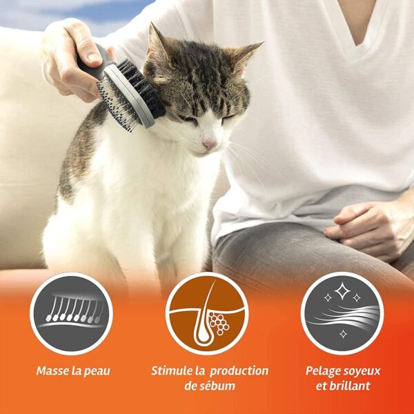 FURminator Dual Grooming Brush for Cats and Dogs - Image 3