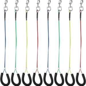 8 Pcs Dog Grooming Loop Noose, Dog Grooming Restraint Loop Grooming Loops for Dogs Groomers Long Noose for Grooming Pet Grooming Table Dog Bath Tub Pet Bathtub Medium Large Small Dog Bathing Station