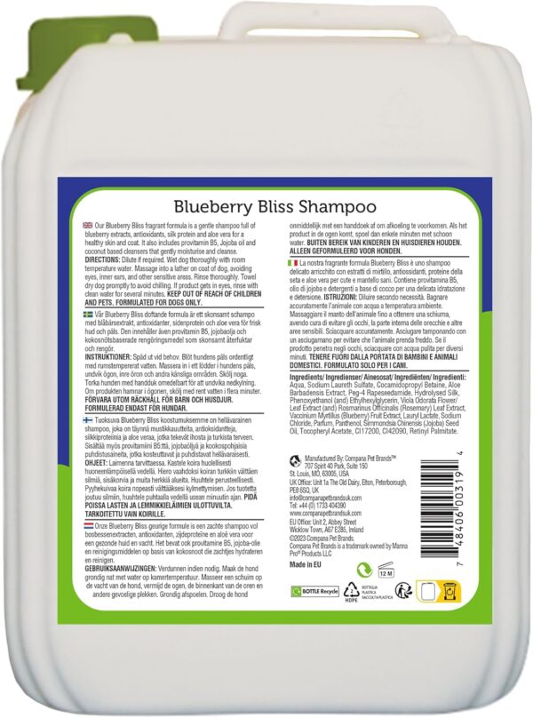 Espree Blueberry Bliss Shampoo For Dogs, Repairs and Revitalises coat 5000ml - Image 2