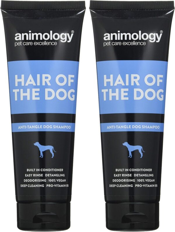 Animology Hair of the Dog Detangling Dog Shampoo 250ml, Twin Pack - Image 5