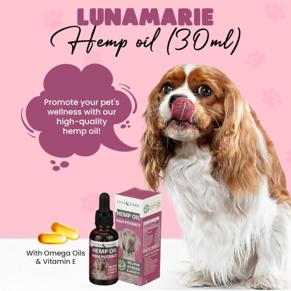 LunaMarie - Luxury Pet Spa Gift Set | Boujee Essentials Massage Brush, Shampoo, Paw Balm, Wine Toy, Hemp Oil, Premium Bandana, Bath Bombs, Thoughtful Gift for Pet Owners, Dog Gift Box (Large Breed) - Image 5