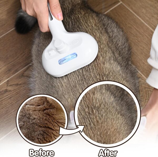 Katoggy Spray Cat Brush, Self Cleaning Dog Steam Brush, Easy To Clean, Remove Static Flying Hair Steam Grooming Brush for Cats and Dogs - Image 3