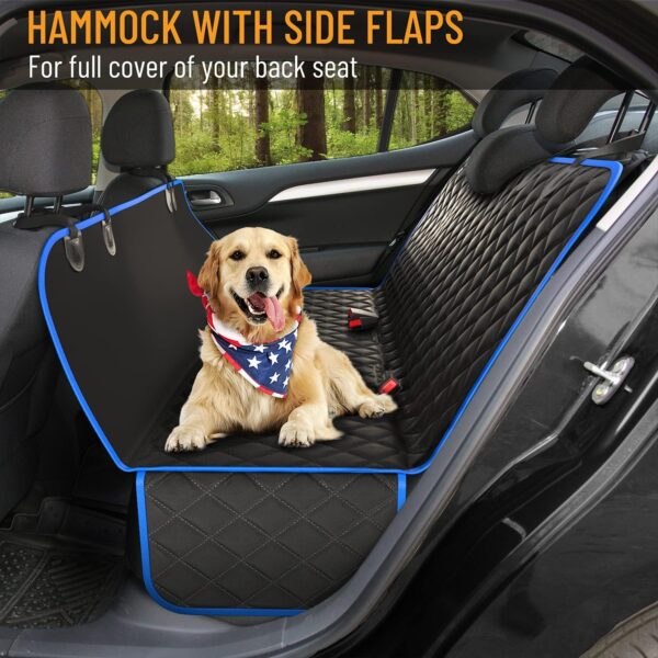 Active Pets Car Seat Cover for Dogs, Waterproof and Scratch-Proof Dog Car Seat Protector – Non-Slip Dog Hammock for Car and SUVs - Car Accessories - Image 3