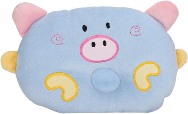 Cute Cartoon Pig Animal Shape Pet Pillow Naptime Sleeping Companion for Small Dogs and Cats Cat Dog Sleeping Pillows for Cervical Spine Protection(blue)