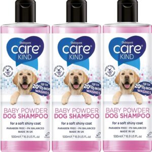 Dobinsons Carekind Baby Powder Professional Dog Grooming Shampoo PH Balanced 500ml 3 Pack