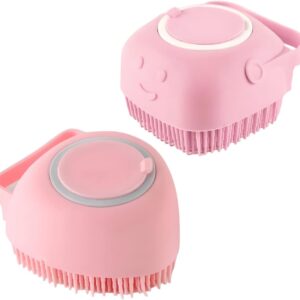 Dog Brush,Dog Brushes for Grooming,Dog Grooming Brush,Dog Comb,Dog Bath Brush,Puppy Brush,Undercoat Rake Dog,Dog Hair Brush,Dog Brush for Short Hair (Pink)