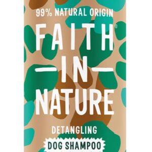 Faith In Nature Natural Coconut Dog Shampoo, Vegan & Cruelty Free, No SLS,Silicones or Parabens, Detangling, For Curly Coats, 400ml