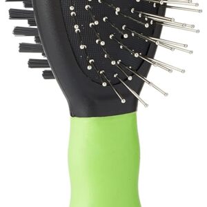 Ferplast Combination brush for cats GRO 5798, Delicate rounded tips, Soft bristles, Ideal for short, medium and long-haired animals, 19,5 x 5,5 x h 5,5 cm