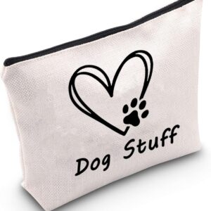 MNIGIU Dog Things Bag Dog Stuff Bag New Puppy Gift Pet Lover Gift Dog Mom Gift Dog Lover Gift Doggie Travel Bag, Dog Stuff