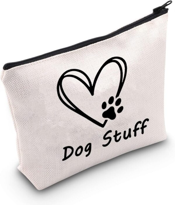 MNIGIU Dog Things Bag Dog Stuff Bag New Puppy Gift Pet Lover Gift Dog Mom Gift Dog Lover Gift Doggie Travel Bag, Dog Stuff