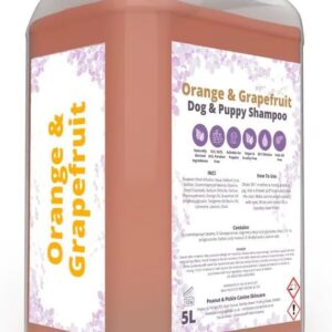 Peanut & Pickle - Orange & Grapefruit Dog & Puppy Shampoo - Cleansing for All Breeds - Gentle Care & Fresh Fragrance – 5L