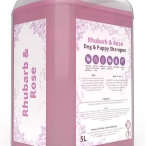 Peanut & Pickle | Rhubarb & Rose - Dog & Puppy Shampoo: Luxurious Summery Cleanse (5L)