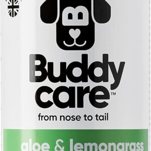 Shed Control Dog Shampoo by Buddycare | Aloe & Lemongrass Scented | With Aloe Vera and Pro Vitamin B5 (500ml)