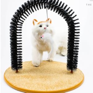 Cat Groomer Cat Self Grooming Brush Cat Toy Cat Scratch Arch Kitten Massaging Scratching Scratcher