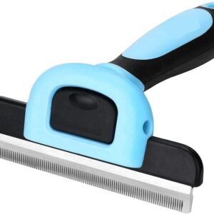 Deshedding tool for Dogs & Pet Grooming Brush for Small, Medium & Large Dogs, Cats & Horses, Dog Brush for Short Hair & Long Haired Pets.