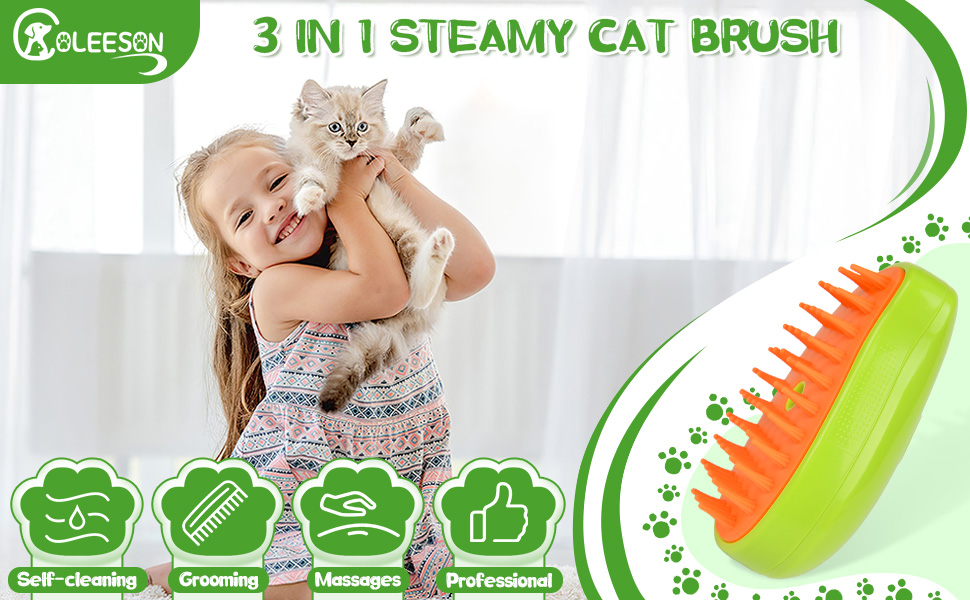 Steamy Cat Brush