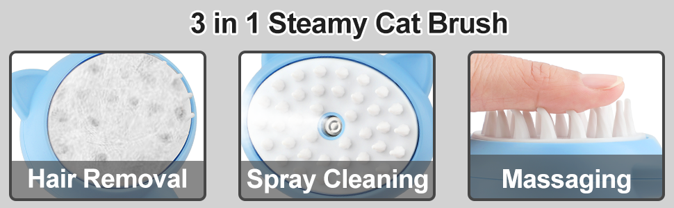 cat steamy brush