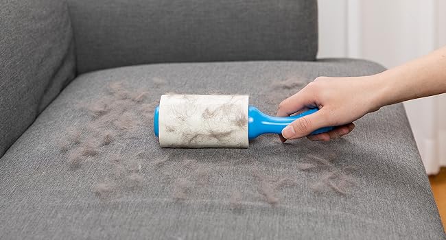 MR.SIGA Extra Sticky Lint Roller Pet Hair Remover with Easy Tear Sheets