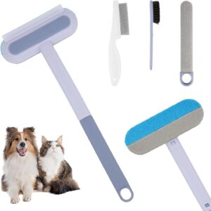 Multifunctional Pet Hair Remover 4 in 1 Pet Hair Removal Tool for Cat Dog Reusable Brush for Couch, Carpet, Cat Climber