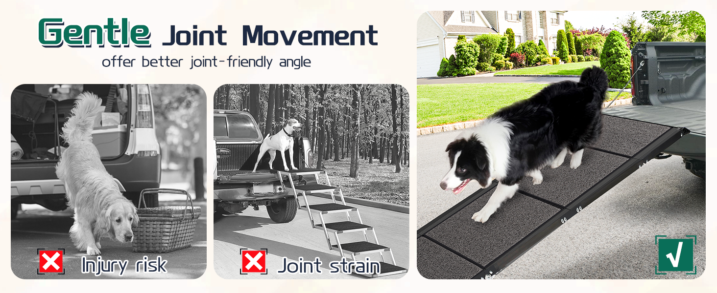 The Longer Length 69" Ramp——Offer Better Joint-friendly Angle