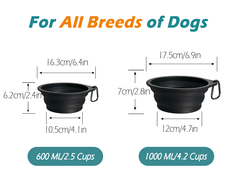 dog travel water bowl