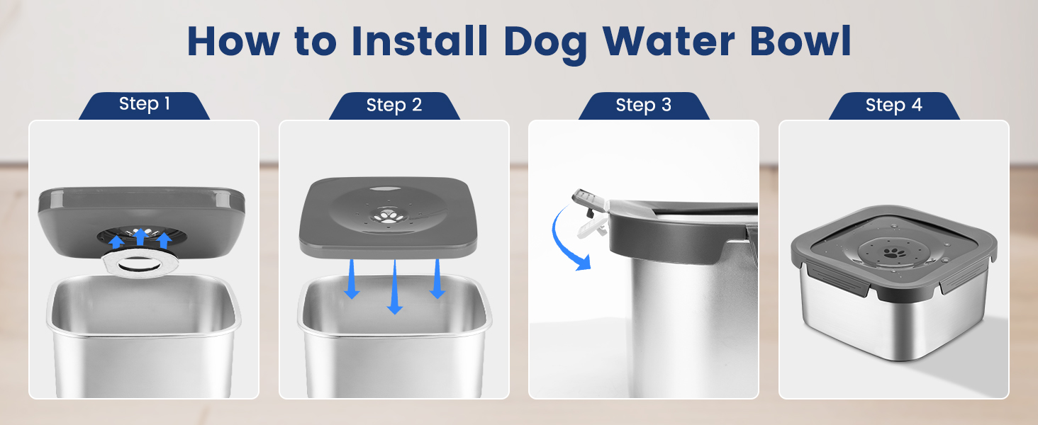 No Spill Dog Water Bowl