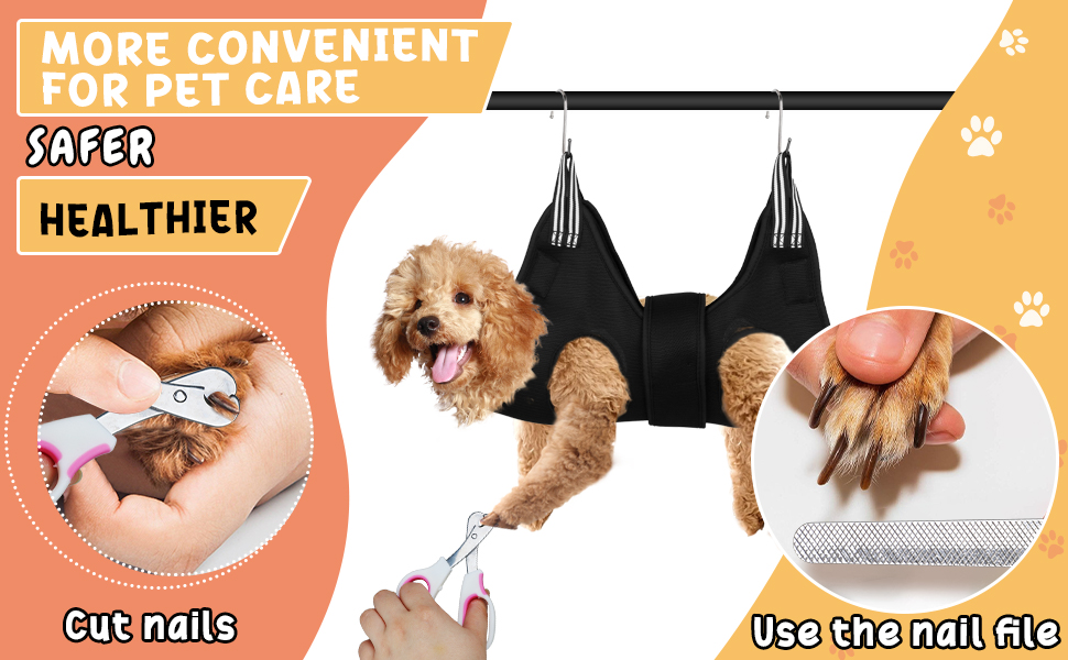 dog nail trimming hammock dog grooming sling cat bag for nail trimming dog hanger for nail trimming