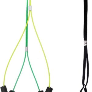 Kalolary Pet Grooming Table Rope Adjustable Pet Grooming Leash Neck and Haunch Holder Dog Grooming Loop Set for Small/Medium Dogs Green