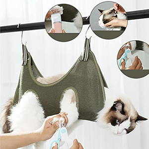 Cat Grooming Bag,Pet Hammock Assistant,Cat&Dog Restraint Bag