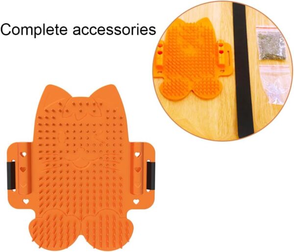 2 Pcs Cat Self Groomers Cat Wall Corner Groomers Cats Corner Massage Comb Grooming Brush Tools for Long Short Fur Kitten Cats - Image 5