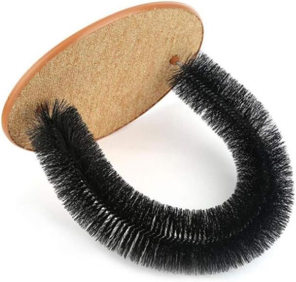 MINGZE Arch Cat Groom Self Grooming Cat Toy Cat Self Groomer, Massager and Cat Scratcher, Scratching Arch Kitten Massaging Pet Self Grooming Bristle Groomer Toy Perfect For Playing And Scratching - Image 7