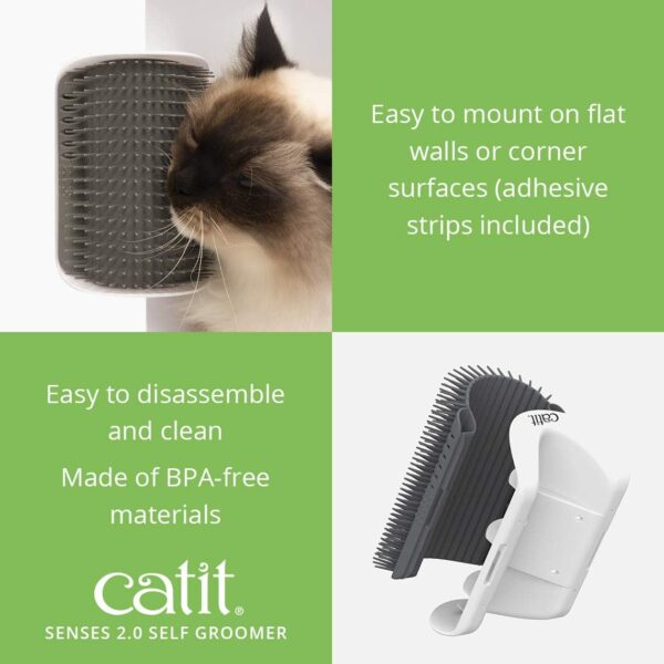 Catit Senses Self Groomer,GRAY, 2.0 - Image 3