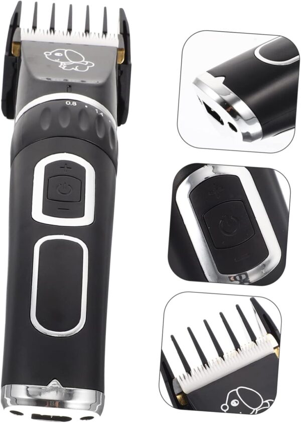 Ipetboom 5 Sets Pet Clipper Electric Razor Grooming Clippers for Dogs Professional Pet Hair Clippers Electric Dog Clippers Electric Paw Hair Trimmer Power Tool Dog Pet Cat Abs - Image 8