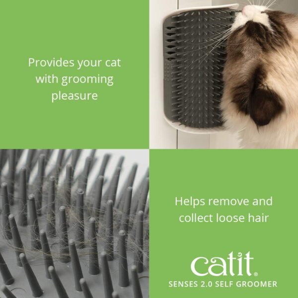 Catit Senses Self Groomer,GRAY, 2.0 - Image 2