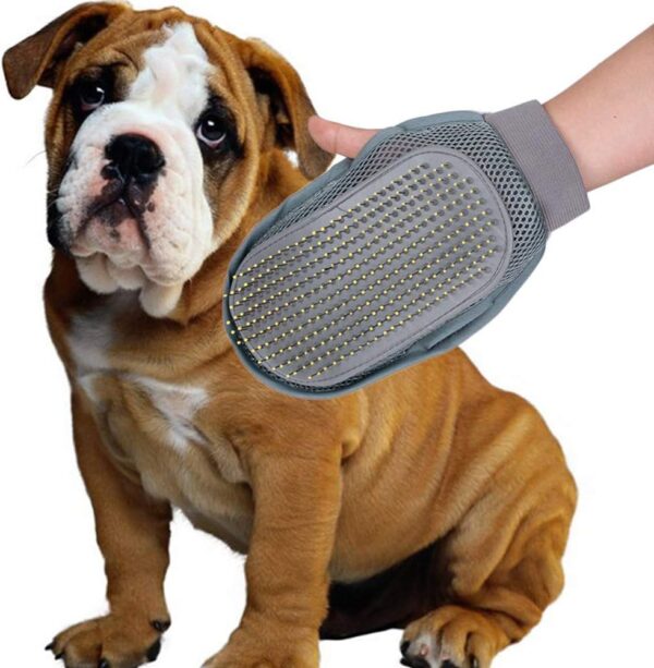 MYYINGELE Dog Pet Grooming Massage Glove Brush, Pet Dog Cat Grooming Gloves Hair Remover Brush Glove for Long and Short Hair, New styling Massage Comb for Cat Dog - Image 6