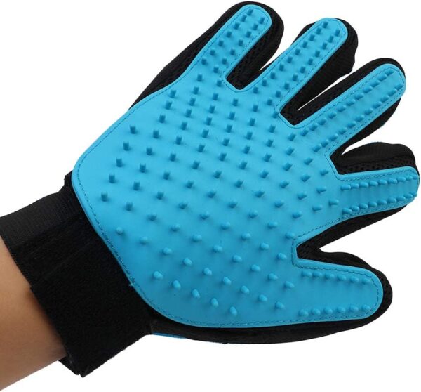 MYYINGELE Dog Pet Grooming Glove, Enhanced Five Finger Design - For Cats Dogs and Horses - Long & Short Fur - Gentle De-Shedding Brush - Your Pet Will Love It for Cat Dog - Image 3