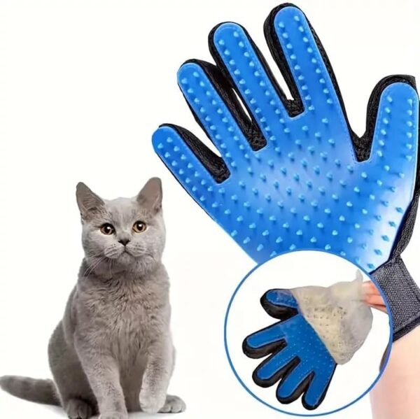 SEGOY Pet Grooming Glove for Easy, Mess-free Grooming Mitt For Dogs, Cats, Rabbits & Horses with Long/Short/Curly Hair - Image 2