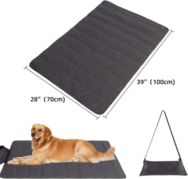 bangminda Waterproof Dog Mat, Large Washable Portable Dog Bed Cushion Pet Mattress, 100 X 70cm Collapsible Pet Blanket for Dog Puppy Cat Home Outdoor - Image 4