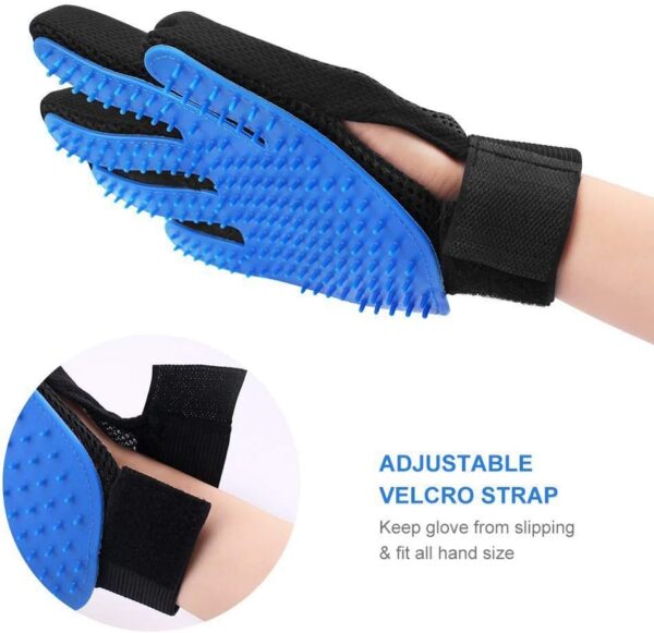 MYYINGELE Dog Pet Gloves, Pet Dog Cat Grooming Glove Hair Remover Brush Glove for Gentle and Efficient Pet Grooming Clean Massage Gloves for Cat Dog - Image 5