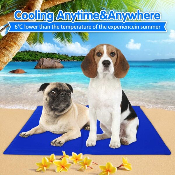 Bravpet Pet Cooling Mat Pet Self cooling pad mat beds mats Comfort for Cats and Dogs (Medium) - Image 3