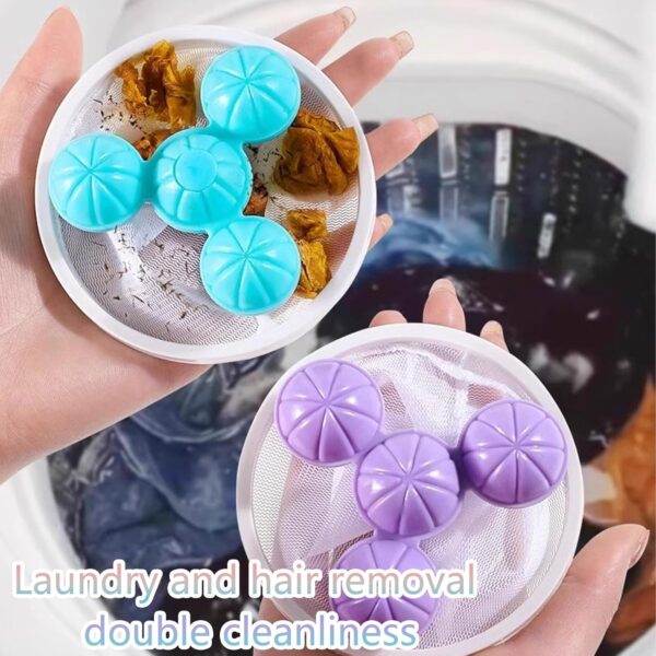 Used for Washing Machine Pet Hair Removal Pet Hair Remover Washing Machine, 7 Pcs Dog Hair Remover Washing Machine, Pet Hair Dissolver, Suitable for Removing Cat and Dog Washing Machine Hair Catcher - Image 3