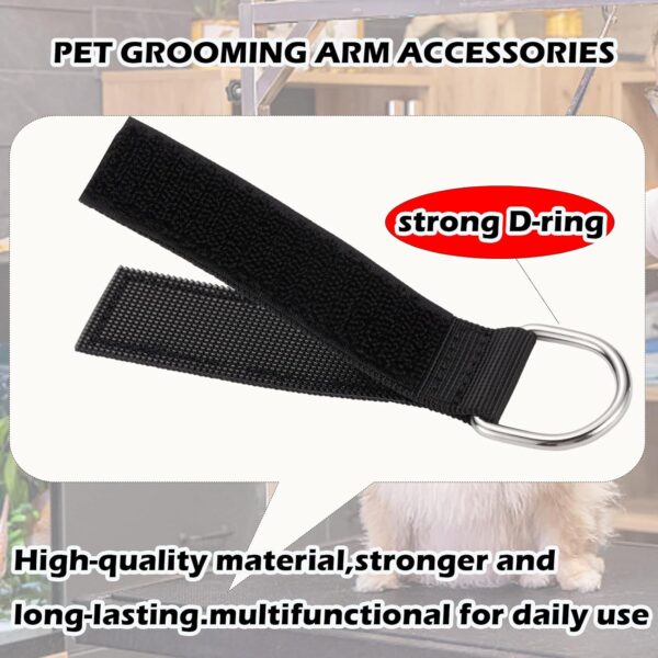 Pet Dog Grooming Arm Accessories Dog Grooming Supplies Dog Bath Extender Pet Dog Grooming Accessories for Grooming Table Grooming Arm (4 PCS) - Image 2